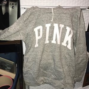 Gray VS HOODED sweatshirt